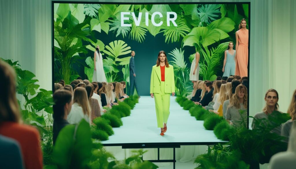 Ethical fashion show on IPTV platform