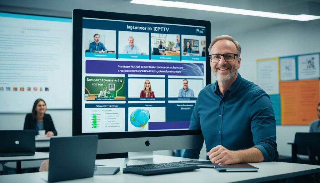 IPTV setup for remote learning